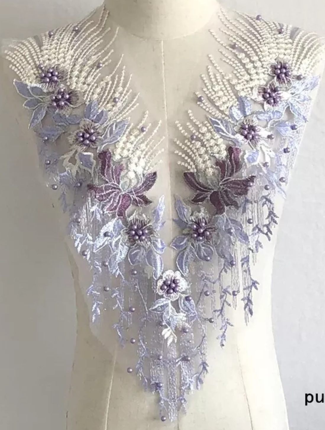 Very Large Applique Piece #1 - 8 Colours