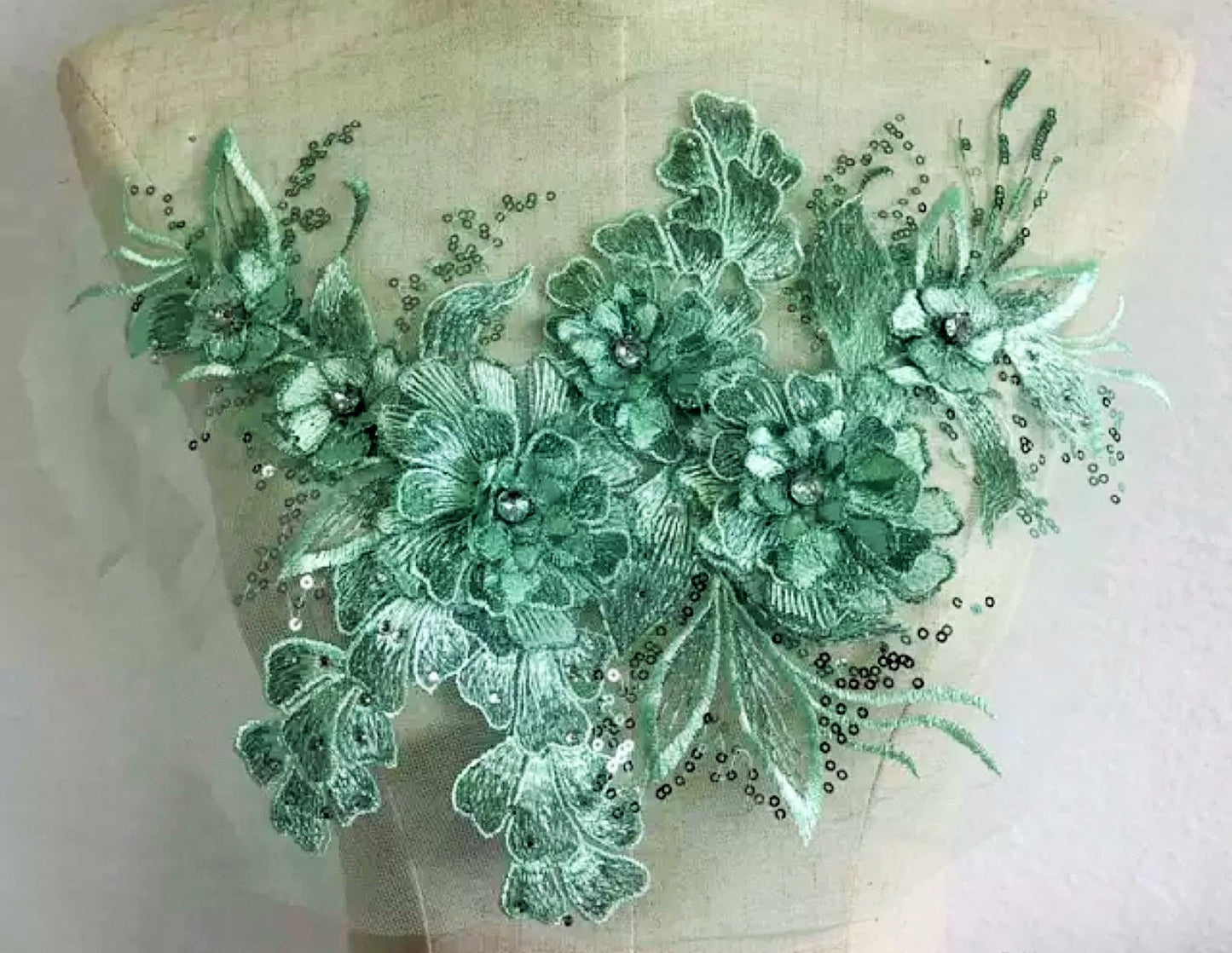 3D Flowers with Metallic Thread #10 - 7 Colours