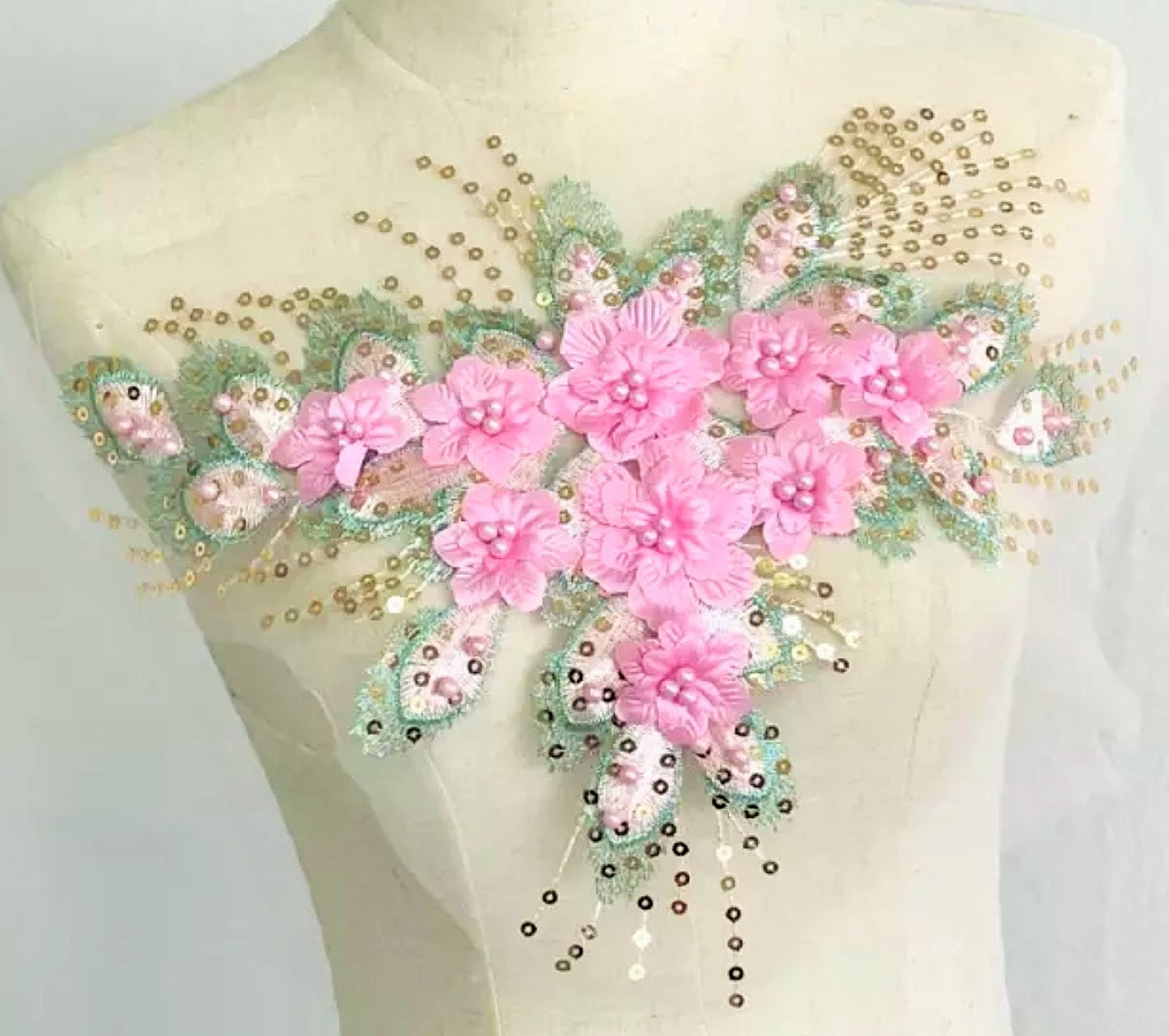 Large 3D Flower Applique - 3D#19 - 5 Colours