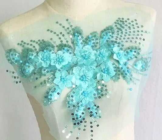 Large 3D Flower Applique - 3D#19 - 5 Colours