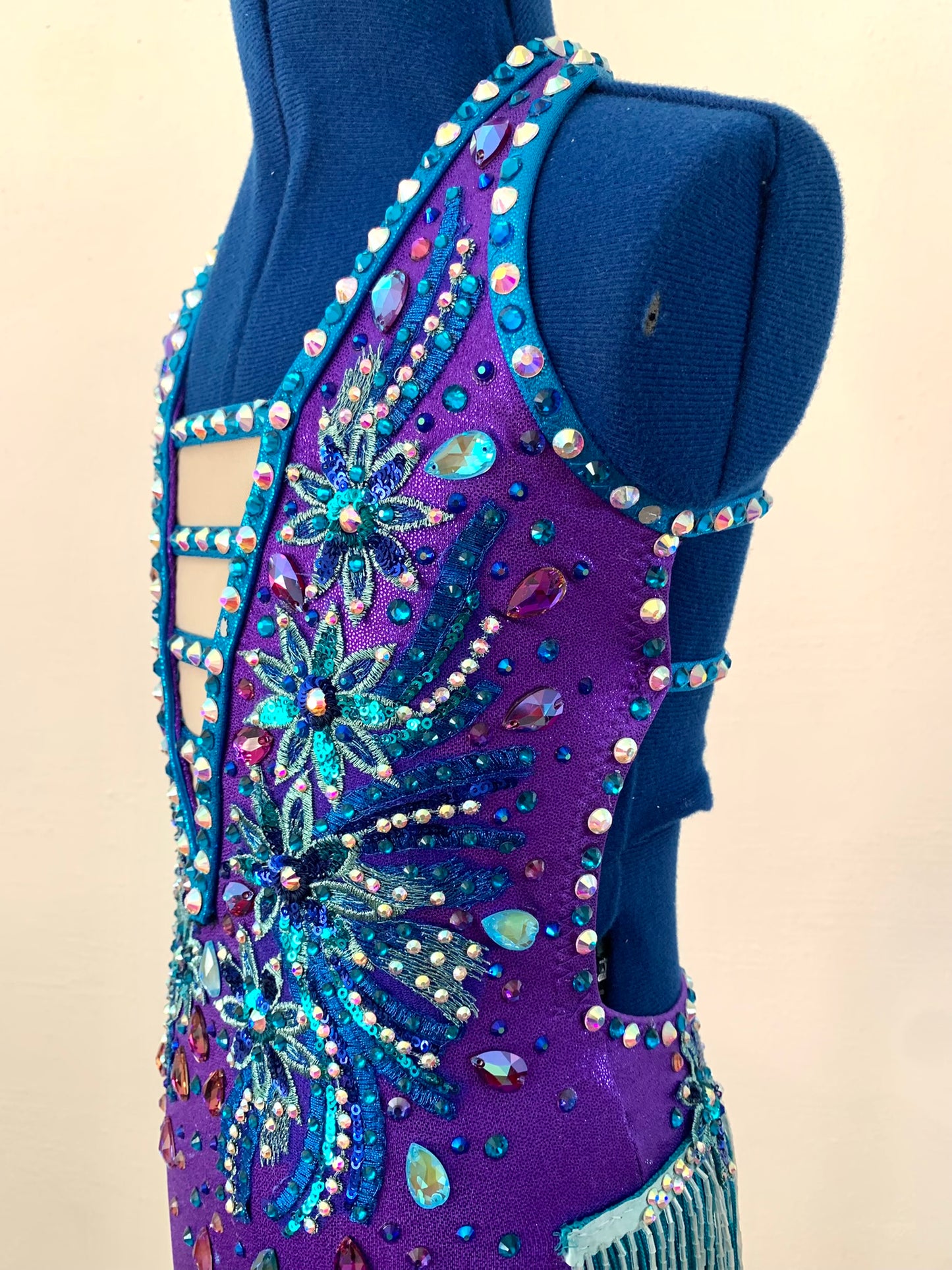 Purple/Turquoise Jazz/Tap Size 6