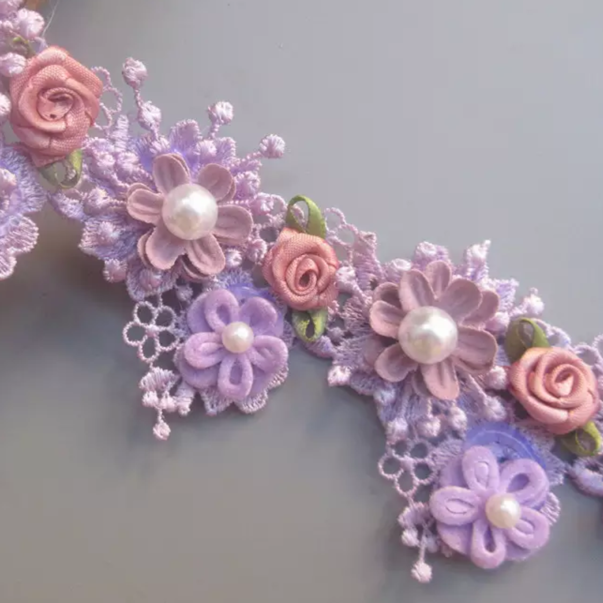 Lavender Flower Trim-#LFT2
