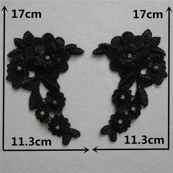 3D Flowers with Pearls SML - 3D#62 - 8 Colours