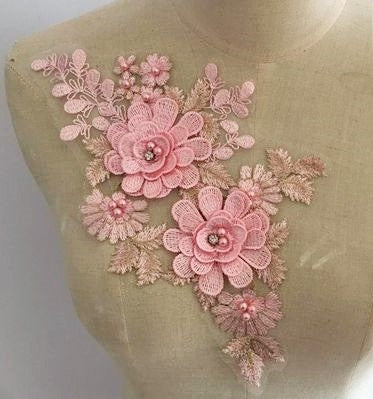 Medium Delicate 3D Flowers - 3D#50- 5 Colours