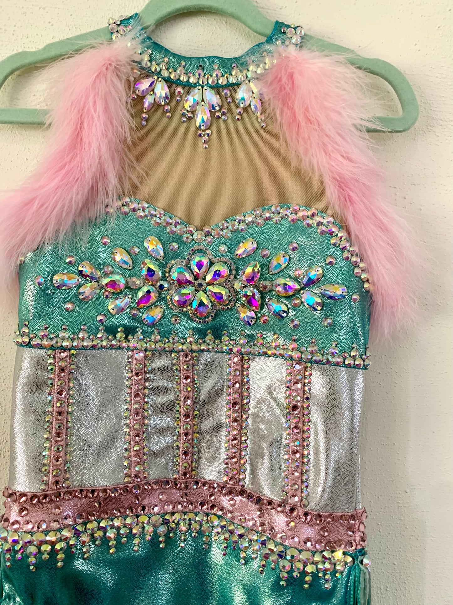 Pink/Turquoise Jazz/Tap Size 6