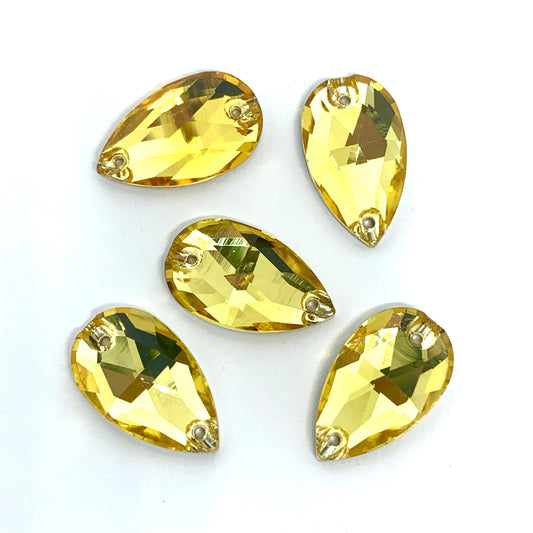 K9 Light Topaz Teardrop