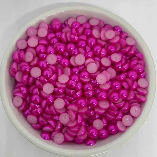 Fuschia- 1/2 Pearls