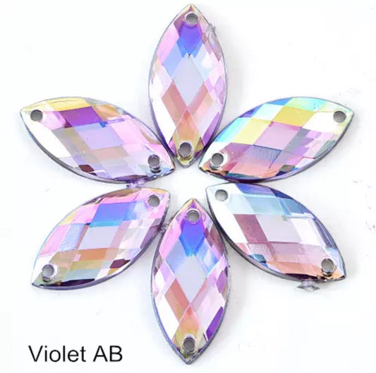 Violet AB Navette - Acrylic