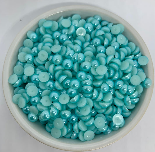 Pale Turquoise - 1/2 Pearls