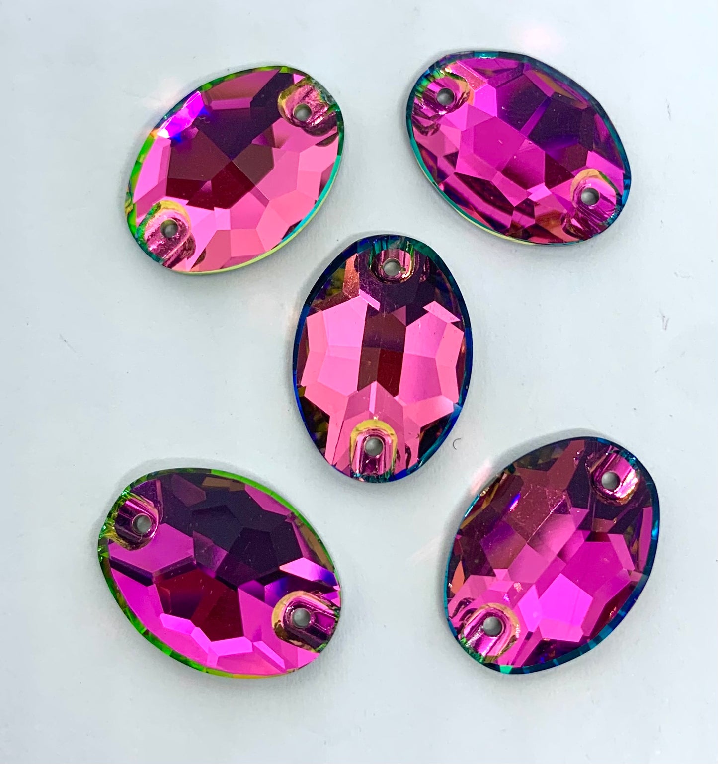 K9 Vitrail Rose Oval