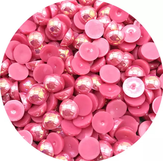 Rose AB - 1/2 Pearls