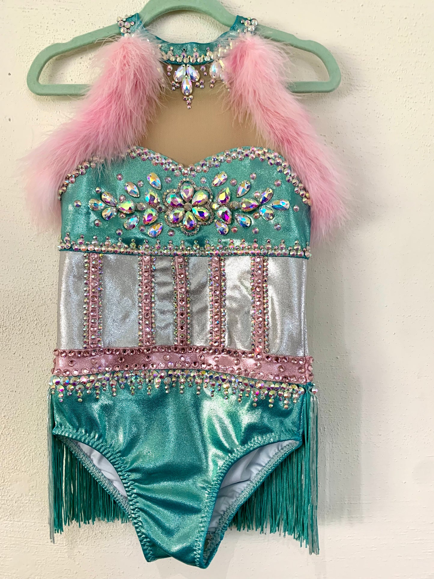 Pink/Turquoise Jazz/Tap Size 6