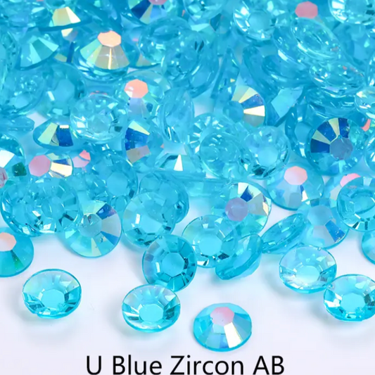 Transparent Blue Zircon AB -Acrylic TW08