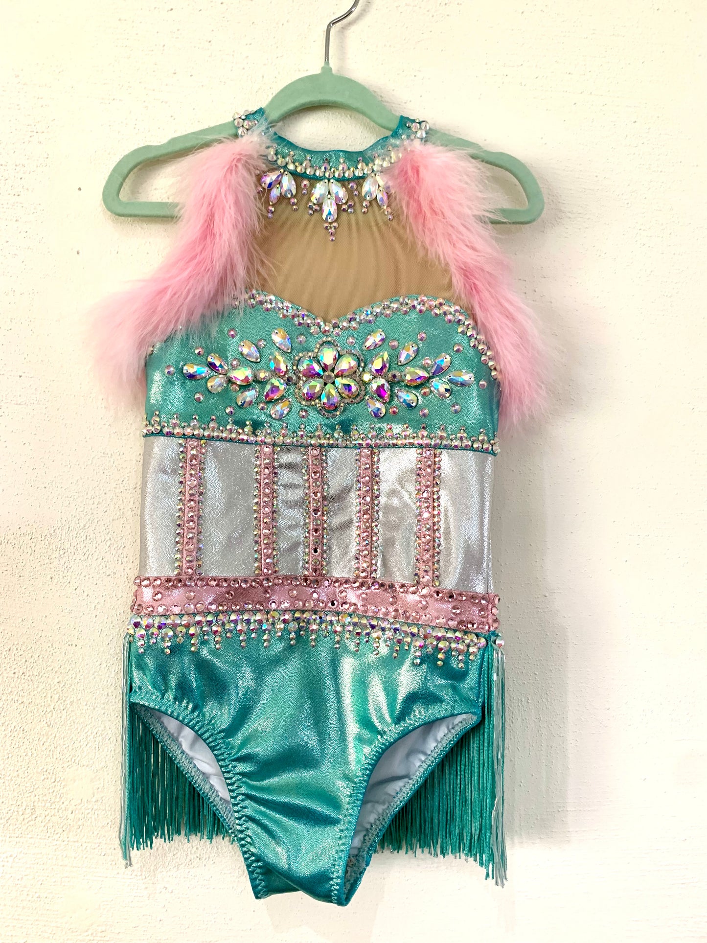 Pink/Turquoise Jazz/Tap Size 6
