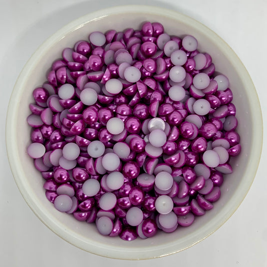 Dark Violet - 1/2 Pearls