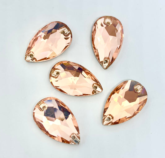 K9 Lt Peach Teardrop