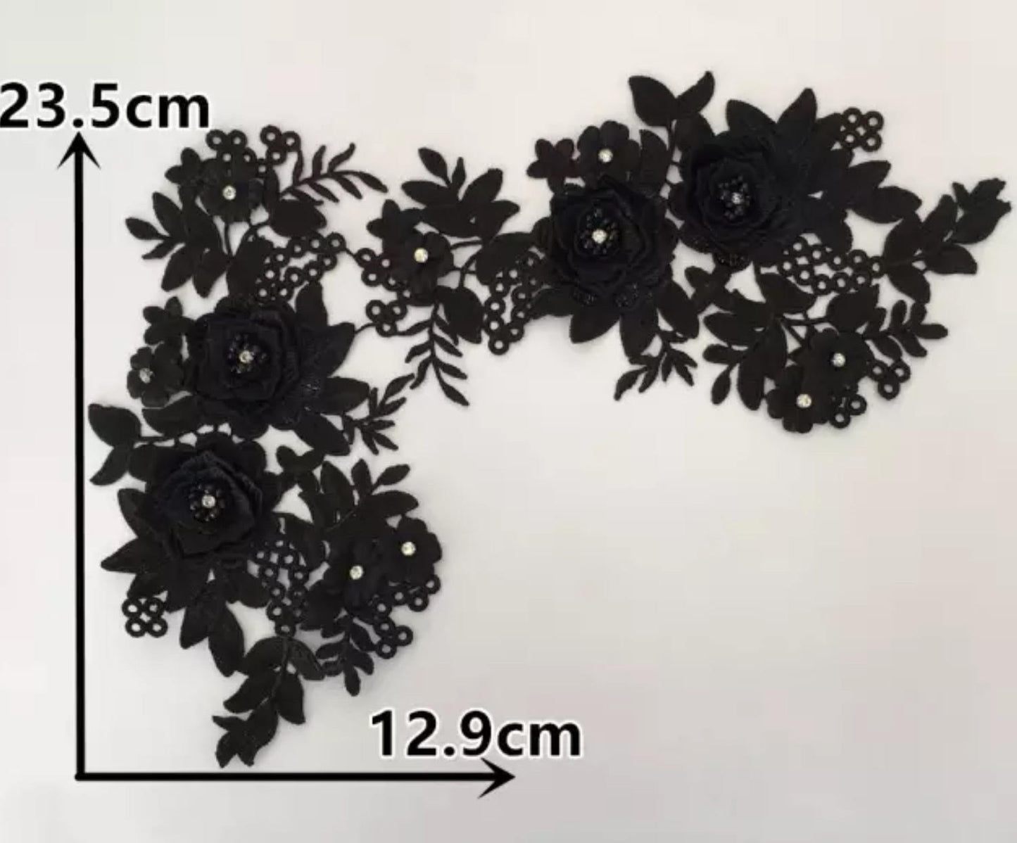 Medium Flowers and Pearls #2 - 3D#37- 6 Colours