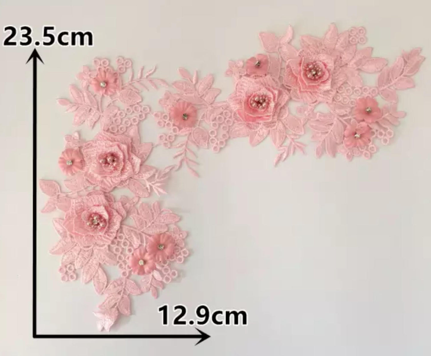 Medium Flowers and Pearls #2 - 3D#37- 6 Colours