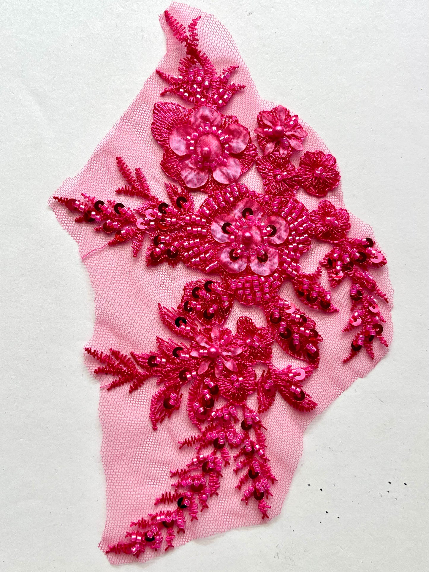 Beaded Appliqué Posy #2 - 3D#