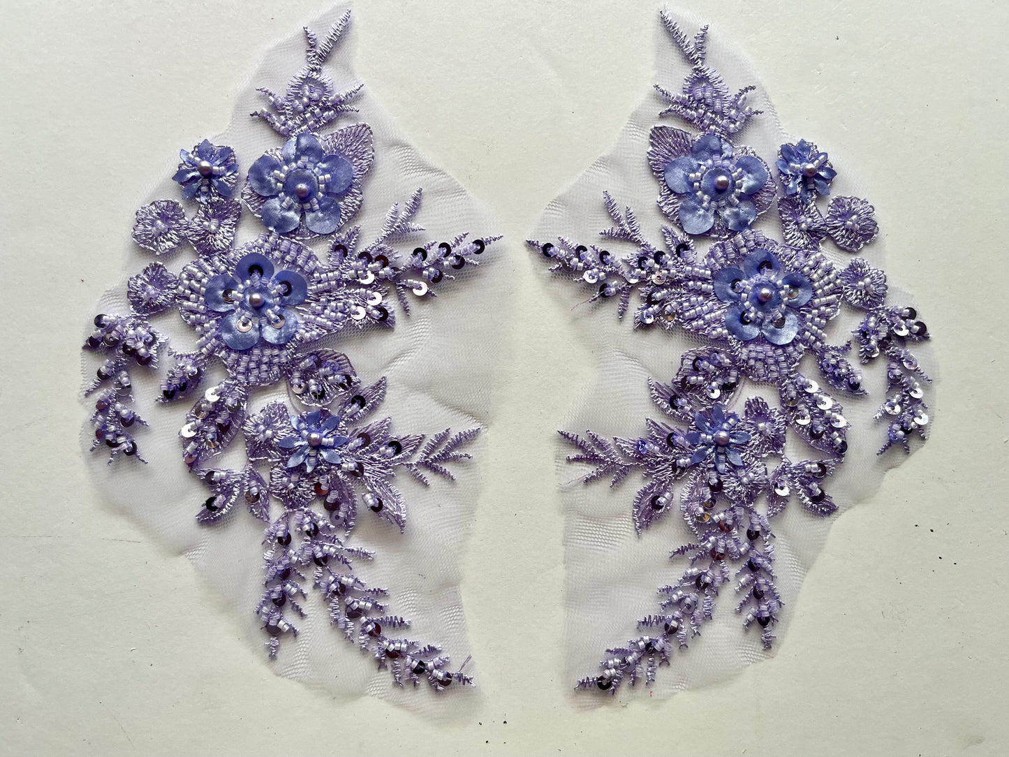 Beaded Appliqué Posy #2 - 3D#
