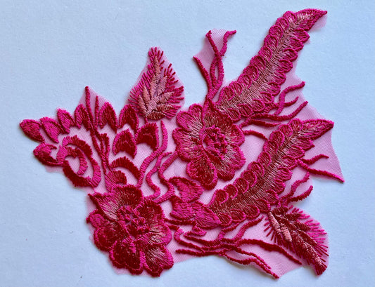 3 Rose Appliqués #2 - LA#23