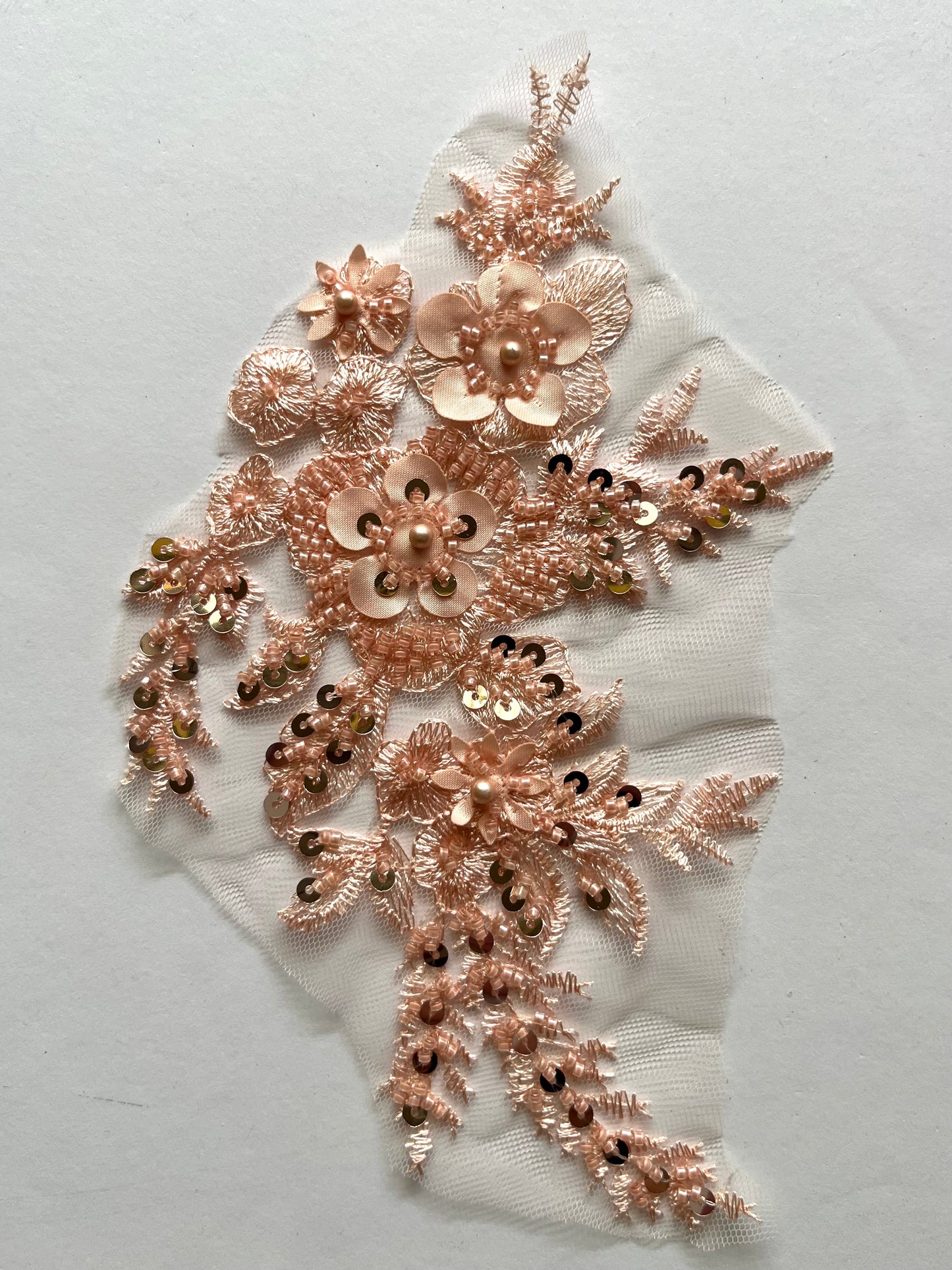 Beaded Appliqué Posy #2 - 3D#