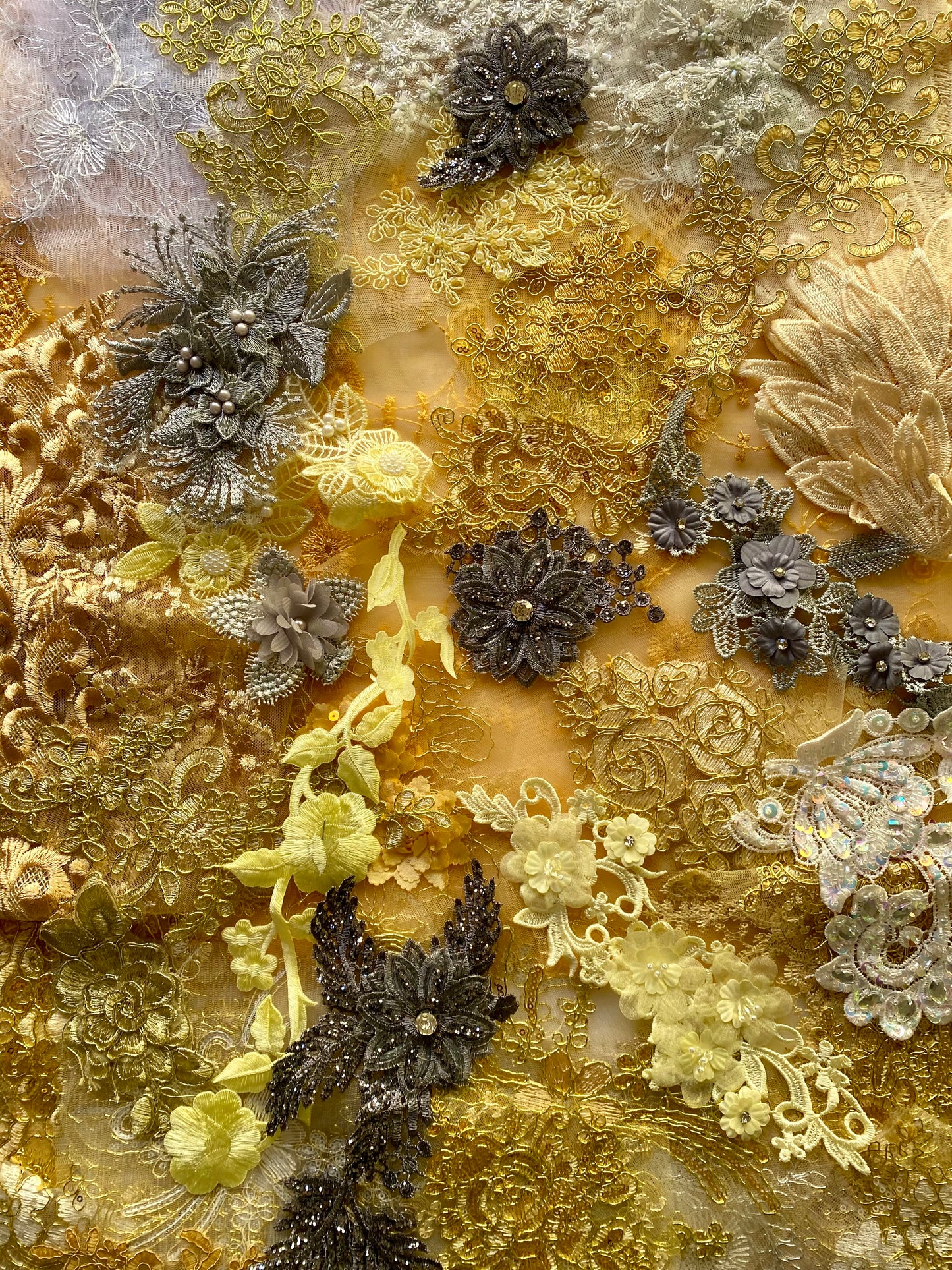 Lace Remnants -#15 Gold and Silver