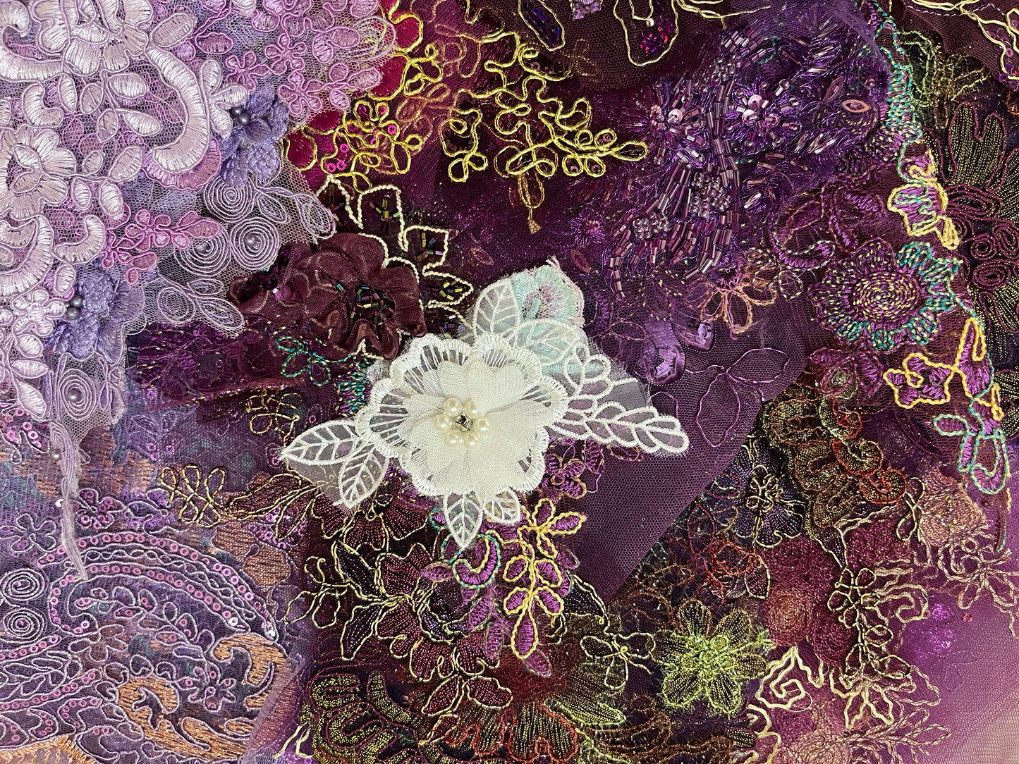 Lace Remnants -Purple