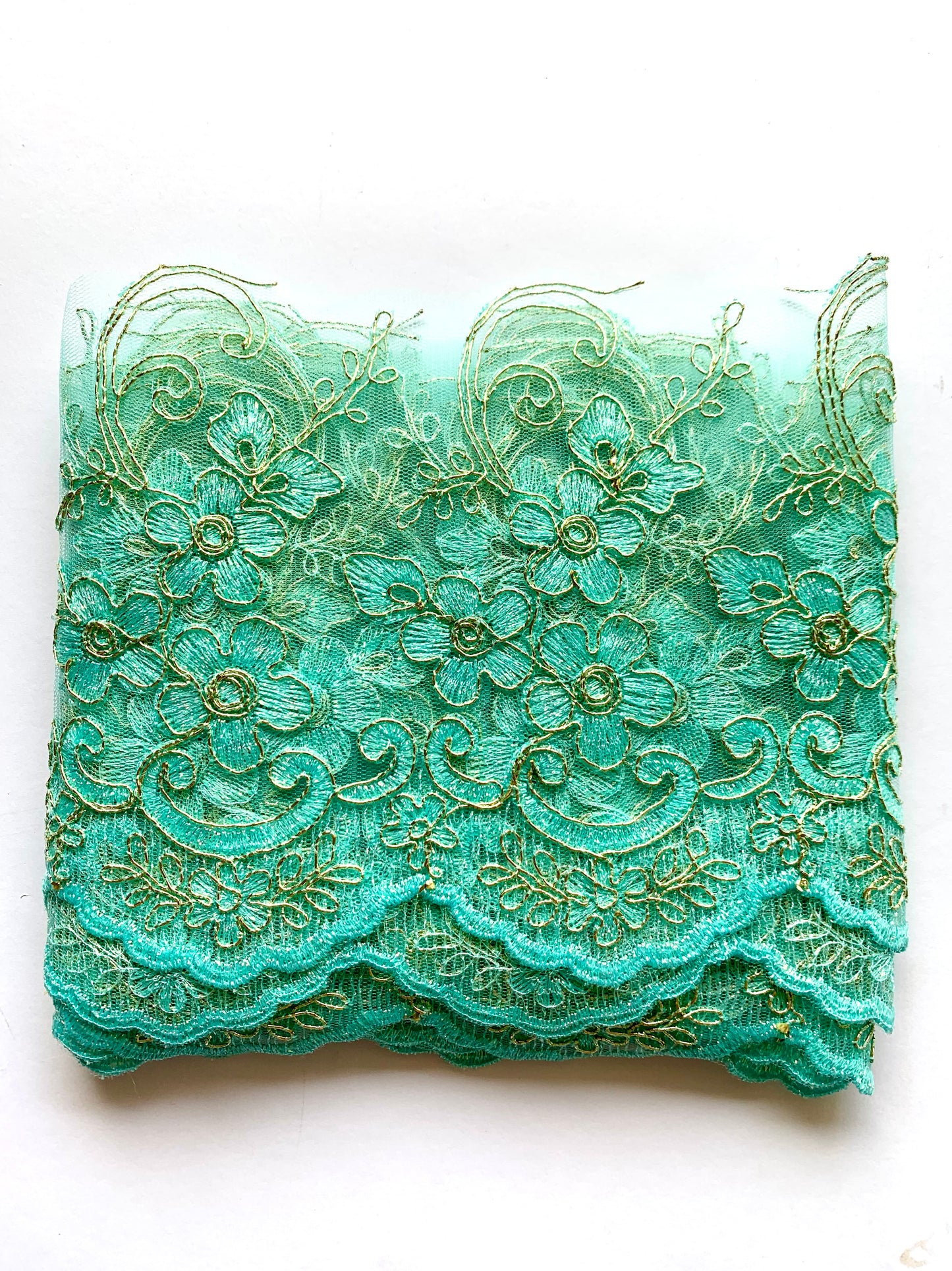 Daisy Lace Border - Mint