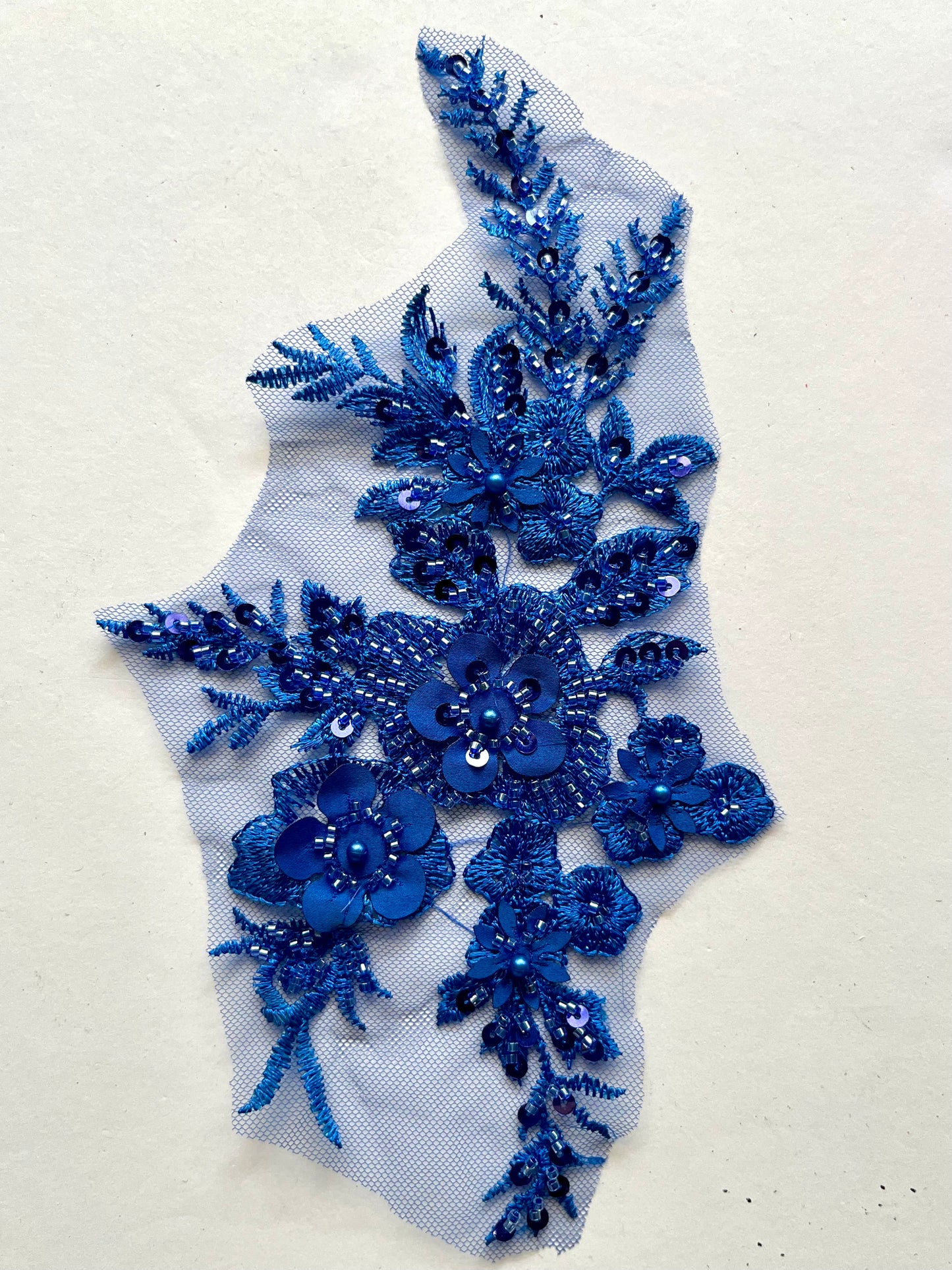 Beaded Appliqué Posy #1 - 3D#