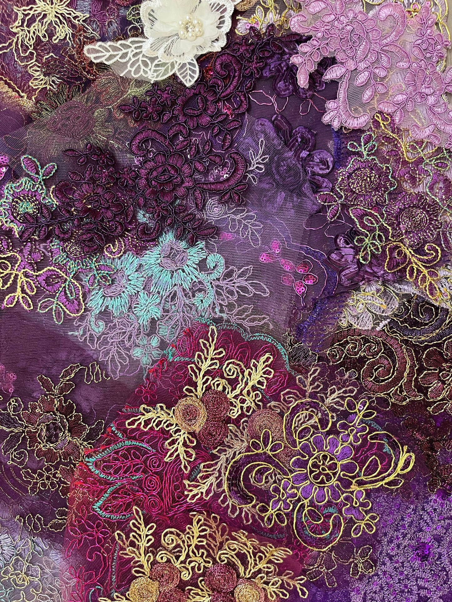Lace Remnants -Light Purple