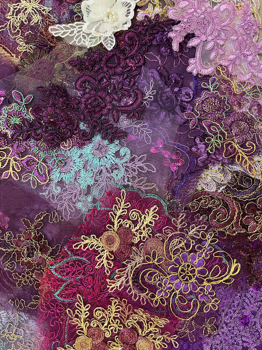 Lace Remnants -Light Purple