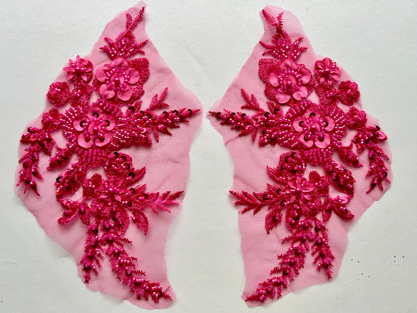 Beaded Appliqué Posy #2 - 3D#