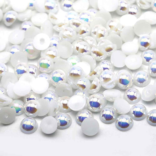 White AB - 1/2 Pearls