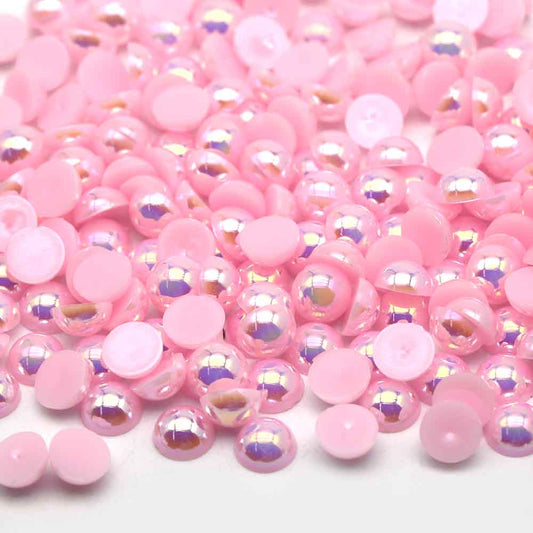 Baby Pink AB - 1/2 Pearls