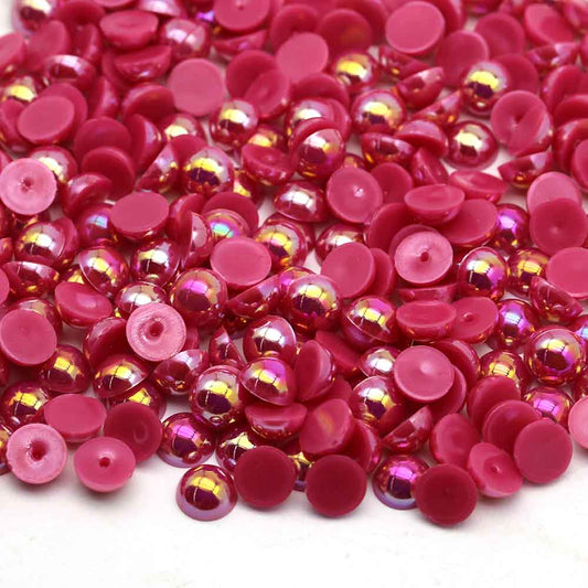 Rose AB - 1/2 Pearls