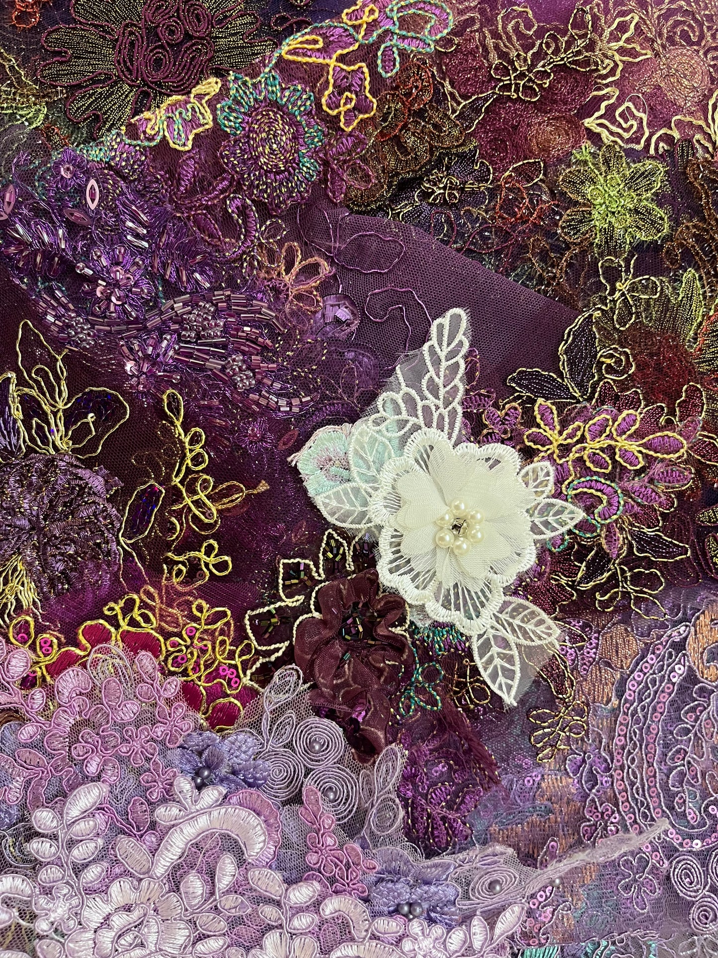 Lace Remnants -Purple