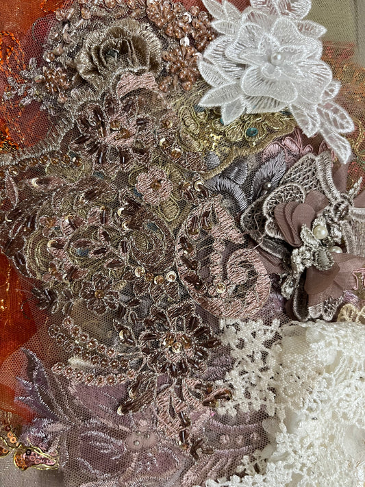 Lace Remnants -#1 Coffee