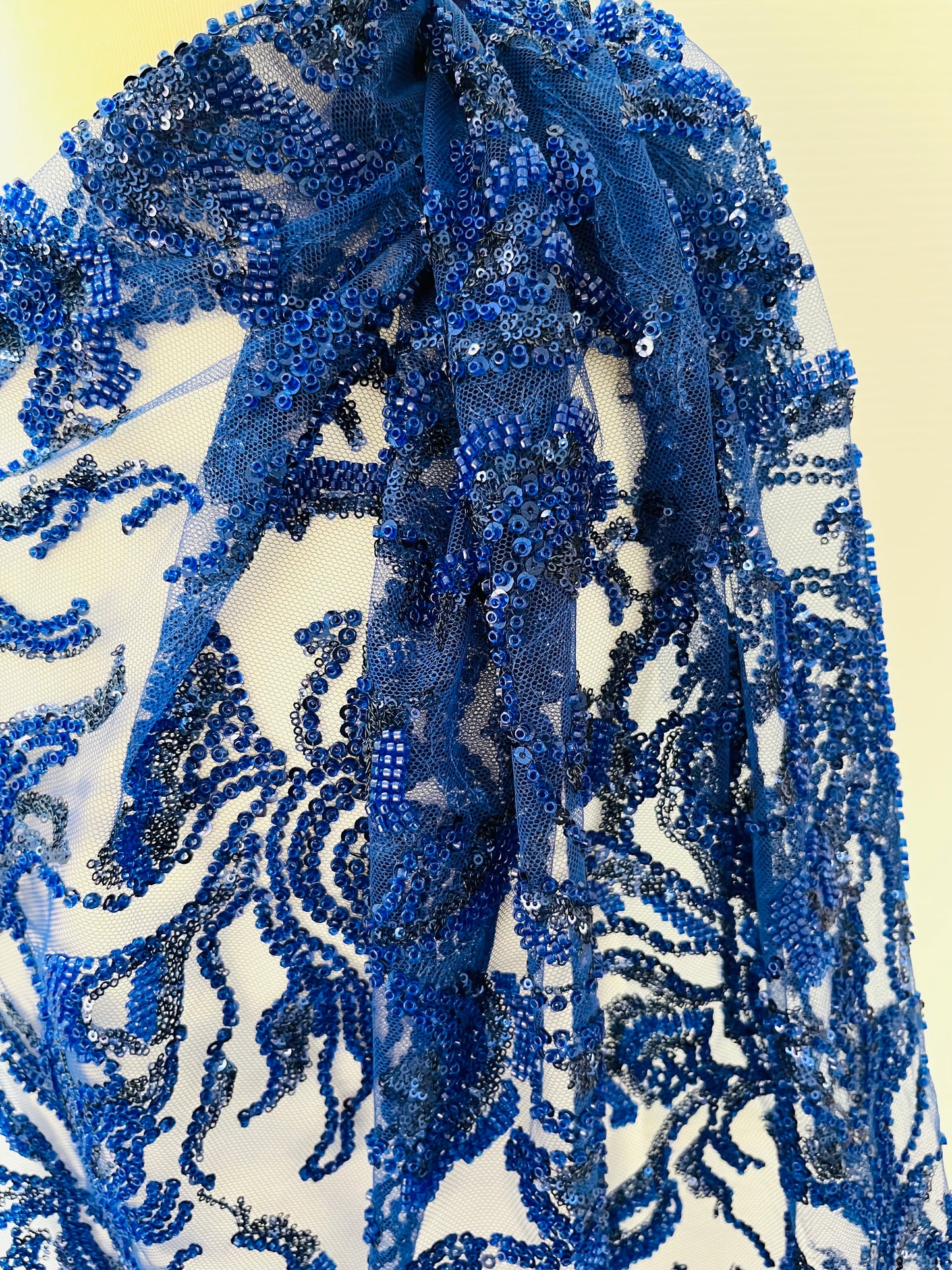 Royal Blue Beaded