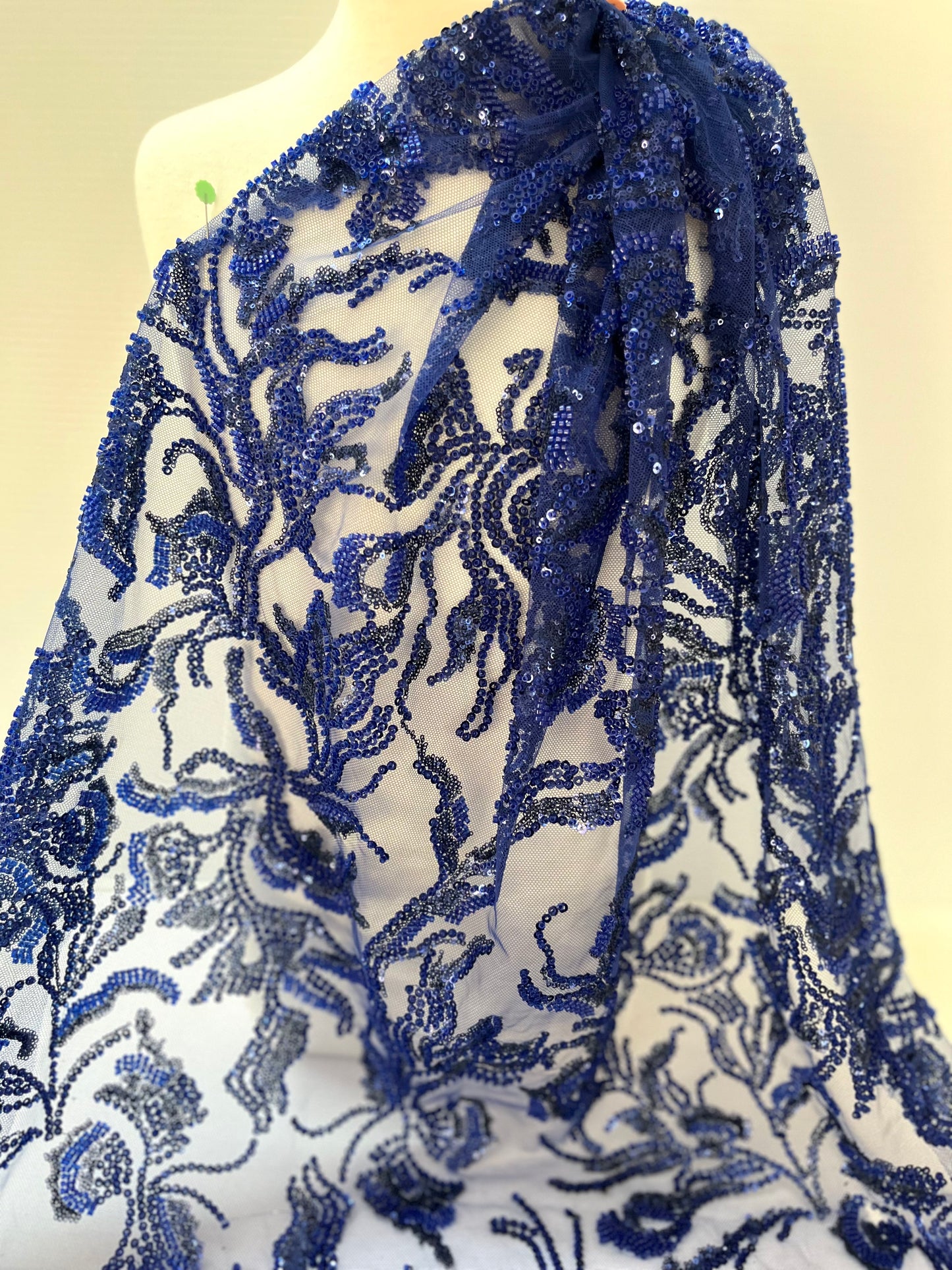 Royal Blue Beaded