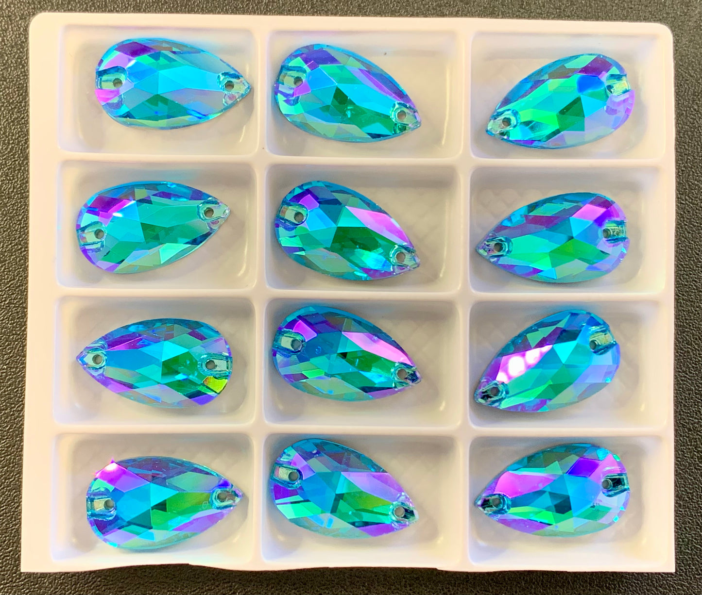 K9 Aquamarine AB Teardrop