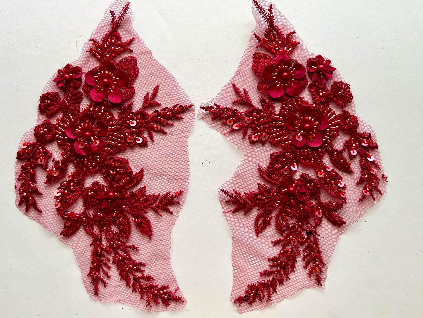 Beaded Appliqué Posy #2 - 3D#