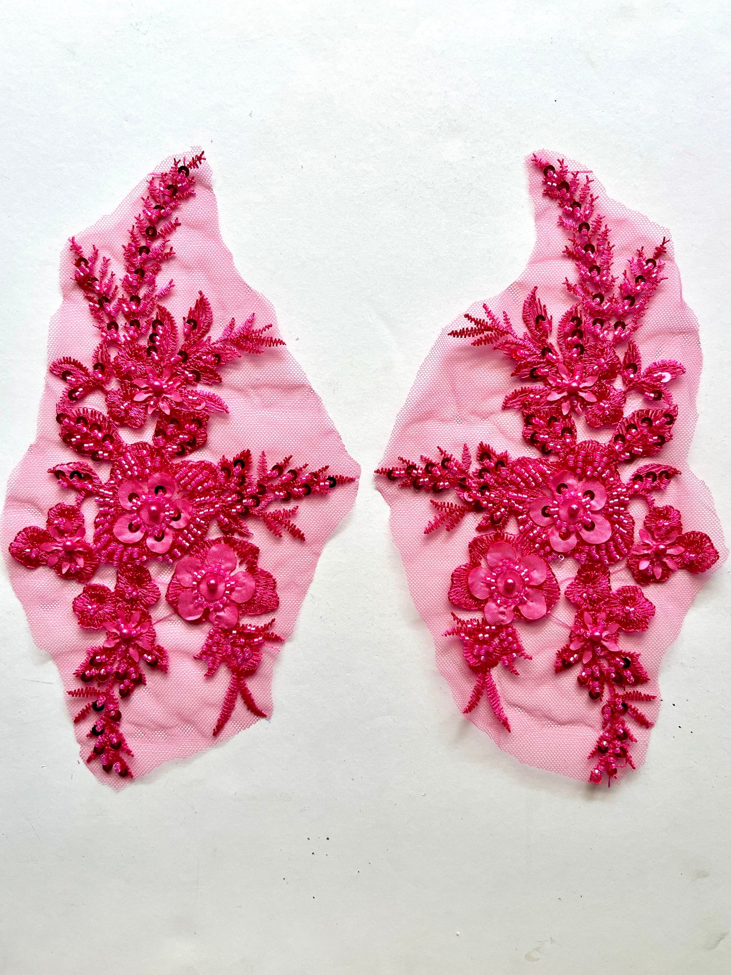 Beaded Appliqué Posy #1 - 3D#