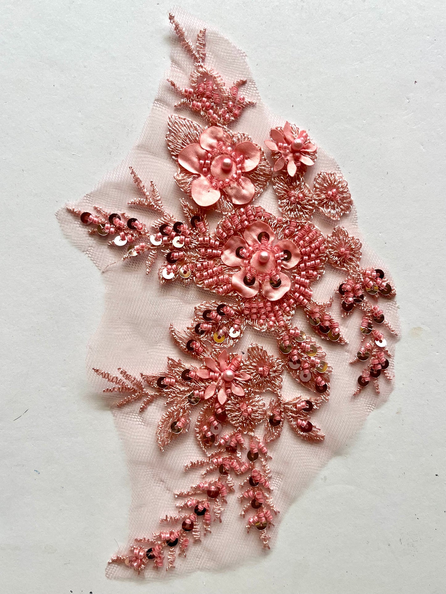 Beaded Appliqué Posy #2 - 3D#