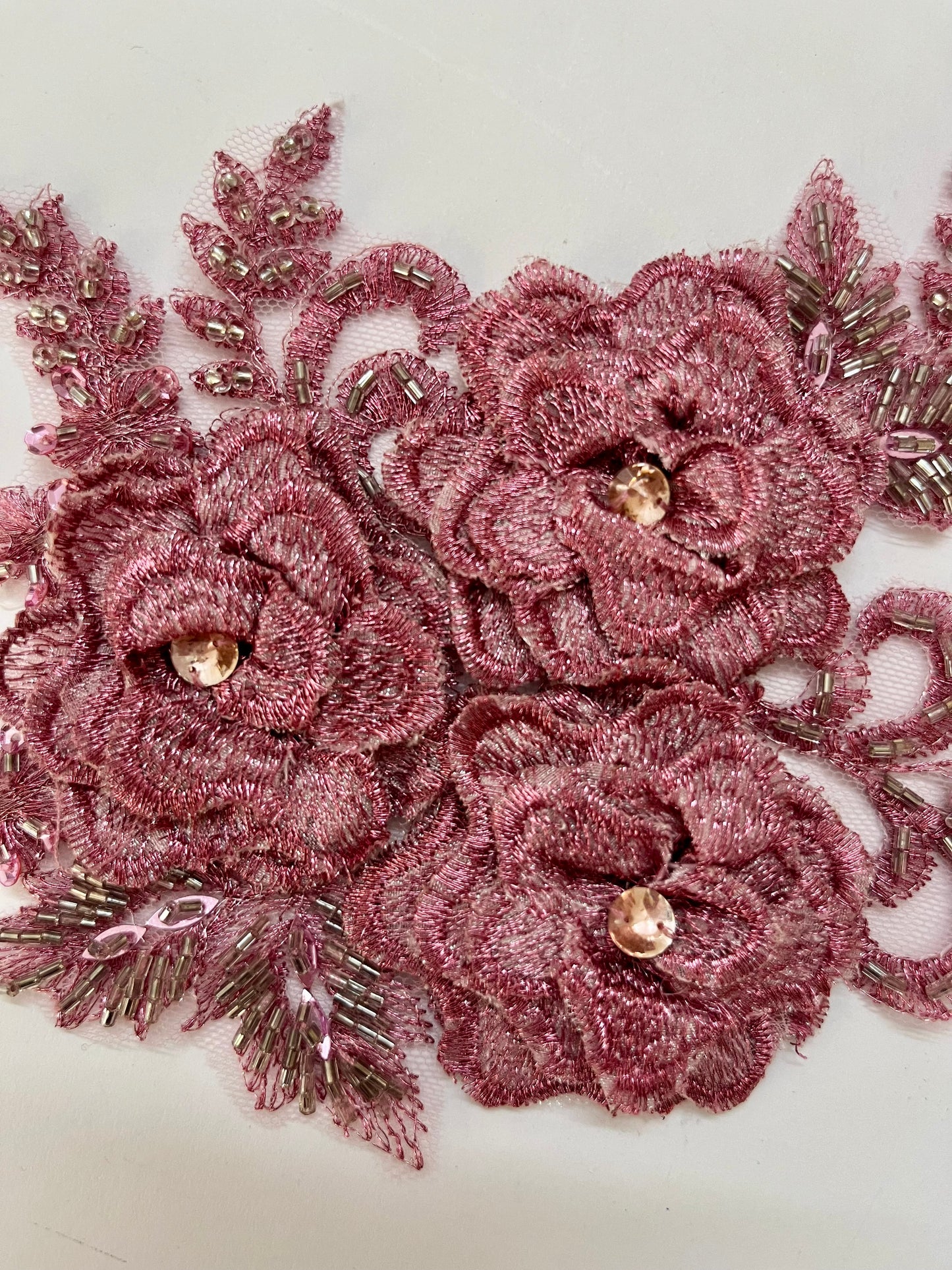 Dusky Rose Pink Flower - 3D#