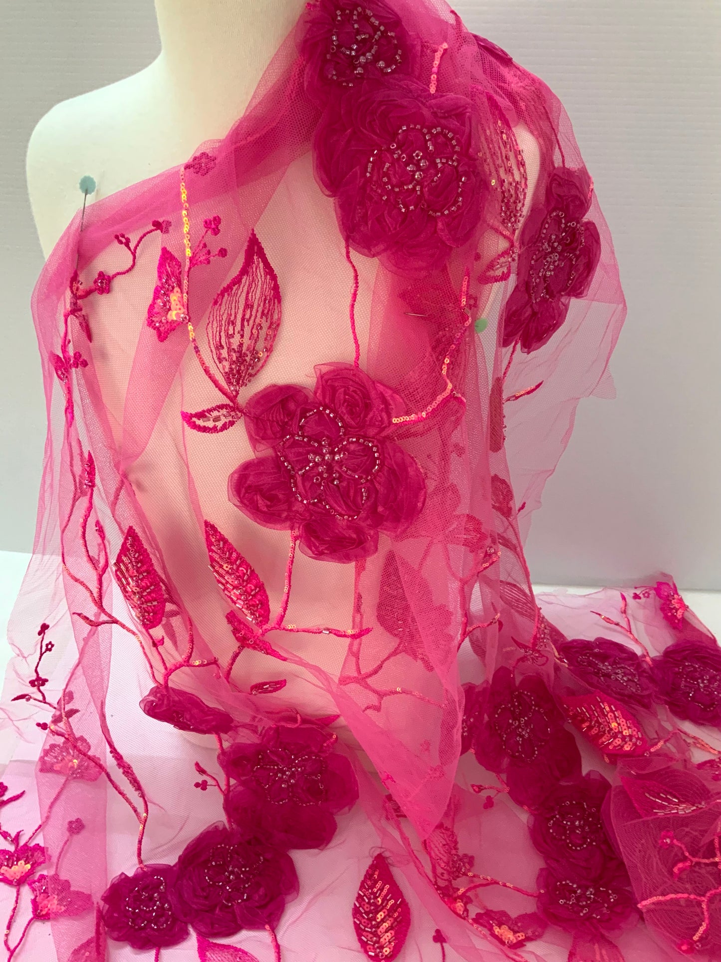 Large Roses -Rose Pink