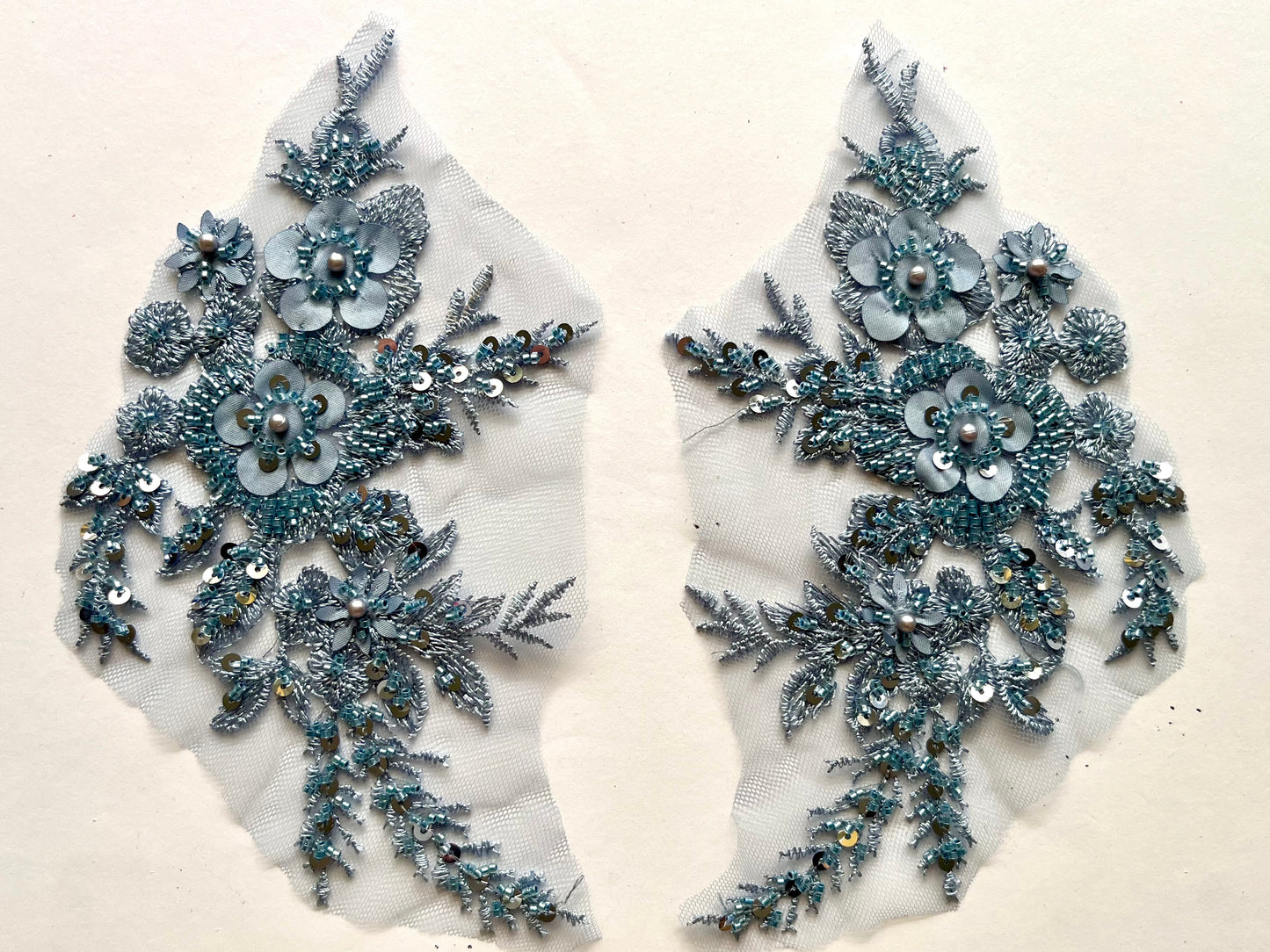 Beaded Appliqué Posy #2 - 3D#