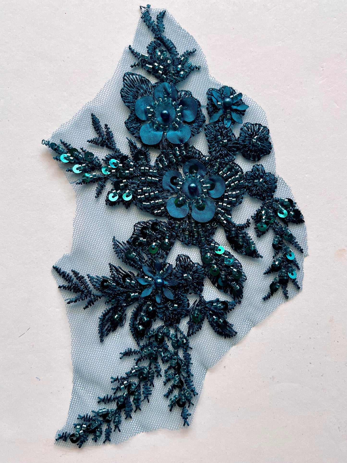Beaded Appliqué Posy #2 - 3D#