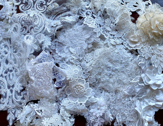 Lace Remnants -#18 Cream