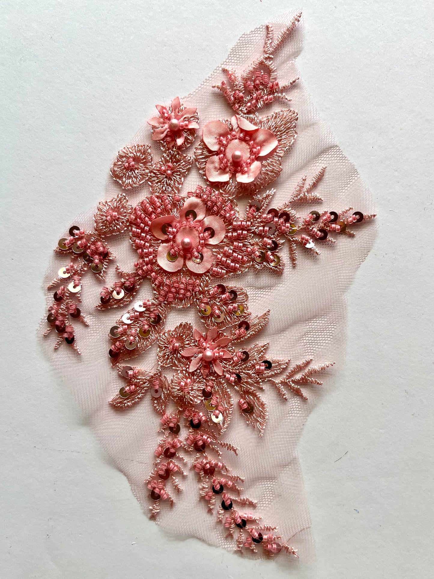Beaded Appliqué Posy #2 - 3D#